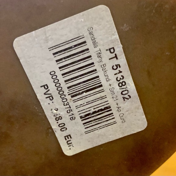 Luis Onofre Wedge Sandals w Gold Lion - Picture 6 of 9